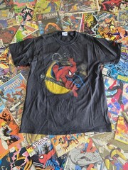 2004 Vintage Graphitti Spider-man McFarlane Shirt Medium Y2K Rare