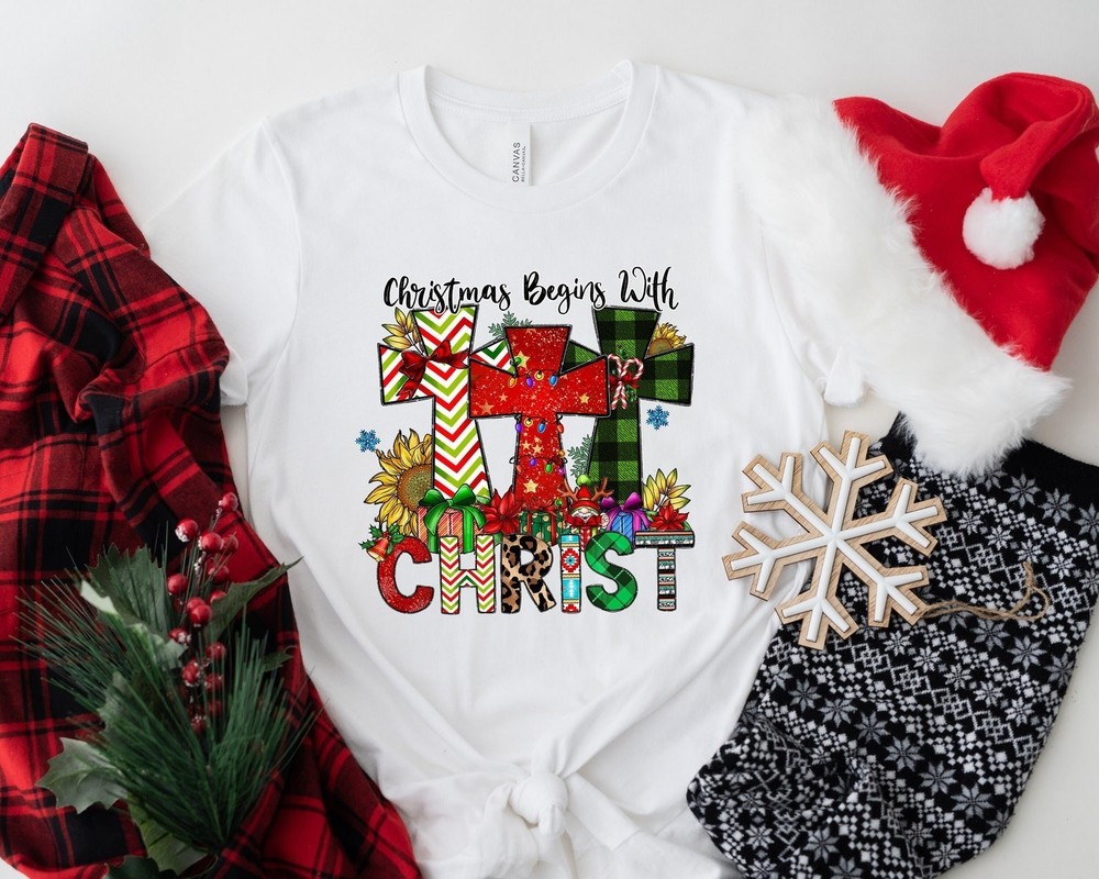 Religious Christmas Merry Christmas Shirt Christmas Holiday Gift Lovers
