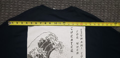 Cheater Five Men’s LARGE T Shirt Hawaii Surfboard Shop Hokusai Waves Surf