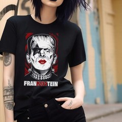 FRANKISSTEIN KISS Horror, Rock, Band T-Shirt Black S-3XL Frankenstein Monster