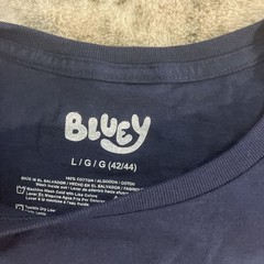 Bluey Whaddup Party People Graphic Shirt Mens Large Bingo Dad Mom Disney 307