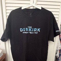 Black IMAX Dunkirk 70mm Film Men’s T-Shirt Size L Christopher Nolan Odyssey