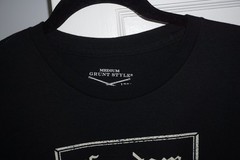 Grunt Style Freedom Ronald Reagan Quote Black T-Shirt Mens Size Medium