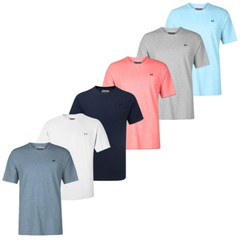 Mens T-shirt Short Sleeve Shirt Crew Neck Plain Casual Top Tee Size S-XXL