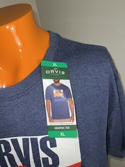 A8 Orvis Fly Fishing Equipment Dark Blue T-Shirt Mens Size XL Brand New NWT