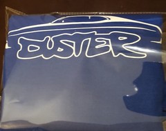 NEW Royal Blue Sweatshirt With Vintage Duster Car Design By Maddmax Car Art Sz M