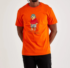 Men’s Polo Ralph Lauren Polo Bear Tee ORANGE Size S&M