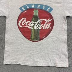Vintage Always Coca Cola Shirt Mens Large Soda Pop Promo Single Stitch 90s USA
