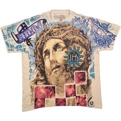 Jesus Creme T-Shirt Liquid Blue