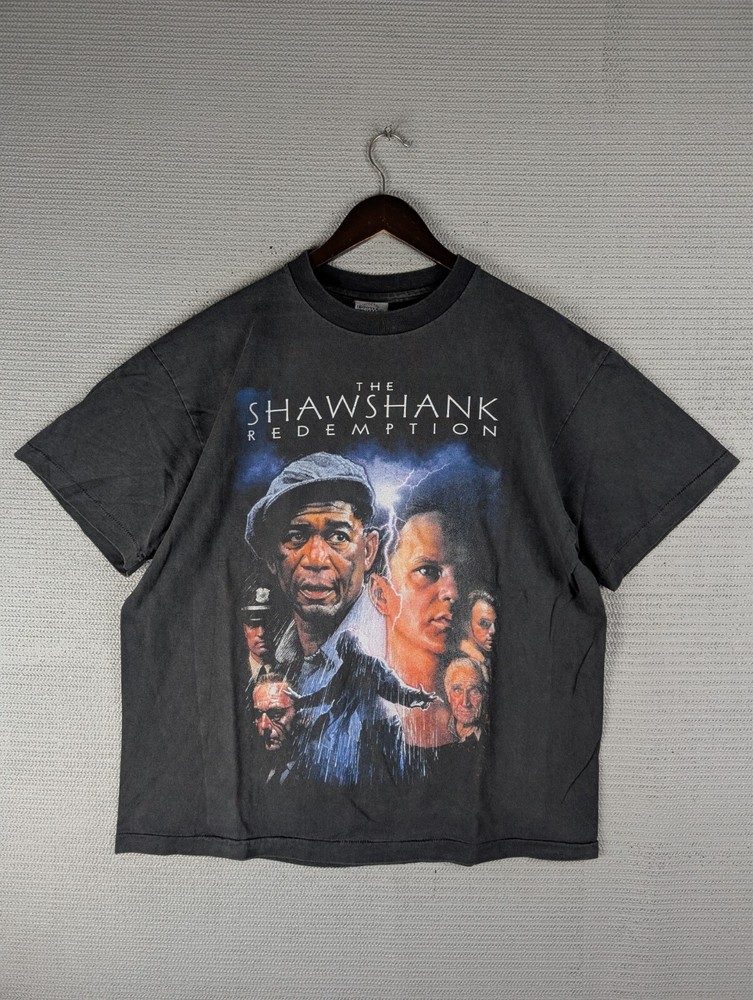 The Shawshank Redemption T-shirt size XL movie promo 2-sided faded