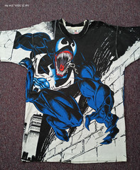 Vintage Marvel 1993 Venom T-Shirt Comic Spiderman Carnage 90s Size XL