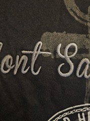 Mont St Michel Graphic/Embroidered Tshirt Sols Imperial 11500 Size 3XL Black
