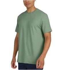 Lands’ End Men’s Short Sleeve Tee, Color Green Size Medium, Classic Fit, Stretch