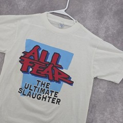 Vintage Ultimate Fighter Slaughter All Fear Sguar Creek Made In Usa Single…
