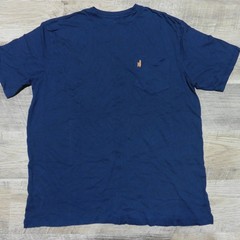 JOHNNIE O Mens M MEDIUM T SHIRT KAHUNA WAVE SHORT SLEEVE NAVY BLUE GOLF TEE