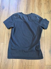 KUHL Men’s Black Cotton Knit Short Sleeve Crew Neck Pocket Logo T-Shirt L