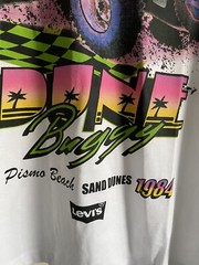 Levi’s Mens Dune Buggy White T-shirt Short Sleeve Large Pismo Beach