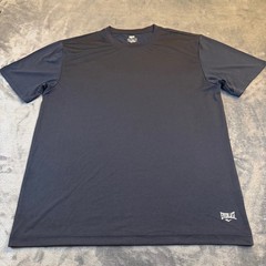 Everlast Everdri Mens Large Navy Blue Performance Athletic T-Shirt Regular Fit