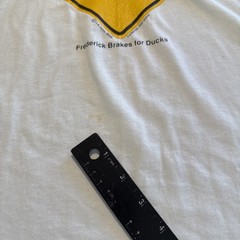 Frederick Brakes For Ducks T Shirt 1988 Maryland White Hanes Large 50/50 Vintage