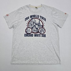 Homage Vintage-Inspired Graphic Tshirt 1914 Chicago White Sox World Tour Mens XL
