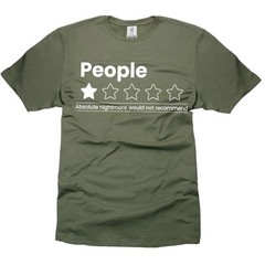 Funny Introvert Shirt People Not Recommend T-Shirt Anti Social Person Gift Tee