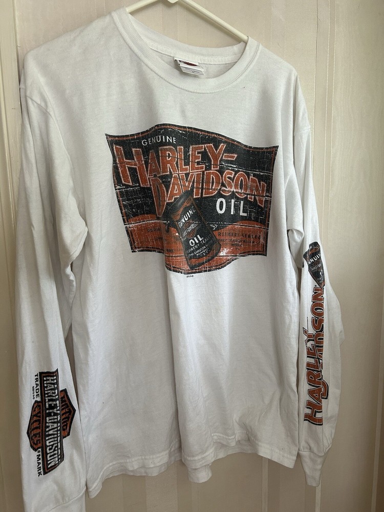 Harley Davidson Motorcycle Renegade Alexandria LA Louisiana Long Sleeve Sz Large