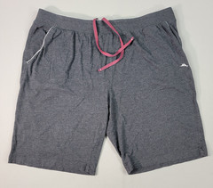 Tommy Bahama Mens Loungewear Set XL Gray V-Neck S/S Drawstring Shorts Pocket