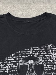 Simplicity is the Ultimate Sophistication Black Leonardo Da Vinci Shirt XL
