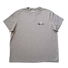 Nike Golf T Shirt Mens XXL Gray Just Tap It In Golf Ball Graphic Short Sleeve