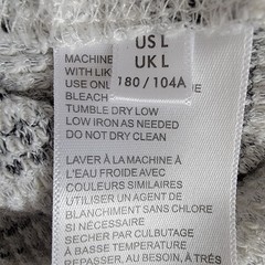 Urban Outfitters Henley Thermal Shirt Sz L White Marled Casual Preppy 90s Winter