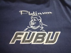 90s Vintage Y2K Platinum FUBU Fat Albert T Shirt XL Navy Old School Hip Hop Tee
