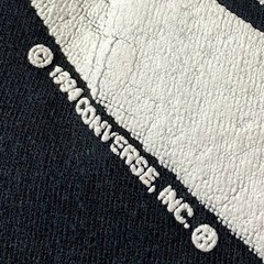 Converse Chuck Taylor Black Shirt Mens Size XL Vintage Hightop Heavy Ink 1994