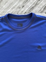 VTG Nike ACG T-Shirt Mens Medium Blue Outdoor Sports Base Hiking Running Gym Y2K