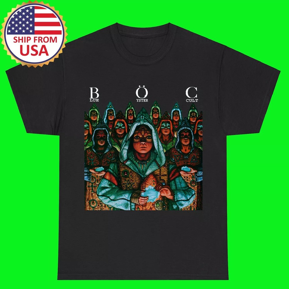 Blue Oyster Cult FIRE Black T-Shirt Size S – 5XL