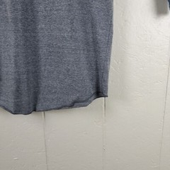 Seattle Washington Shirt Men Large Gray Blue Crew Neck 3/4 Sleeve Raglan Graphic