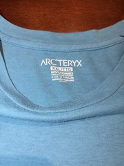 Arc’tery Men’s Short Sleeve Logo Cotton-Blend T-Shirt Light Blue Size XXL
