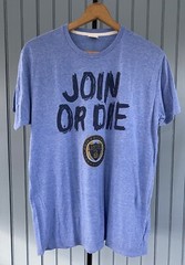 Homage Philadelphia Union Mens Shirt XL Blue Cotton Blend MLS Join or Die