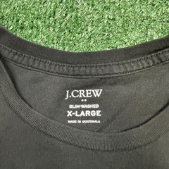 J. Crew Shirt Men’s Size XL Black Short Sleeve Crewneck Slim Washed Casual