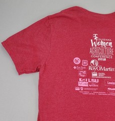 Louisiana Women in Agriculture Shirt Unisex XL Red Pink Soft Ring Spun 2018 Conf