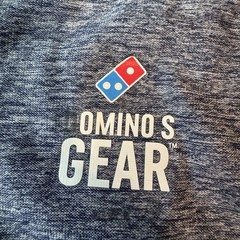 Dominos Gear Shirt Mens Large Gray Performance Pizza Work Uniform Tee Logo
