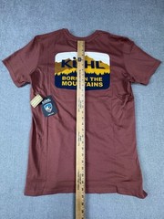 Kuhl Shirt Mens Medium Rust Organic Cotton Brown Hiking Trek New