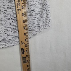 Carbon Mens T Shirt Size L Distressed White Gray Knit Rayon Crew Neck 70’s