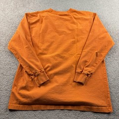 Dickies Men’s Long Sleeve Heavyweight Pocket T-Shirt Orange Size Large Workwear
