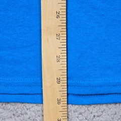 JAWS Shirt Mens Large Blue Orange Casual Movie Film Shark Poster Swimmer NWT