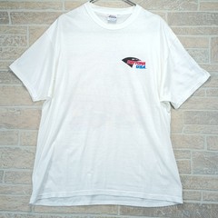 Daytona USA Motorsports Experience T-Shirt Men’s XL Hanes Heavyweight White