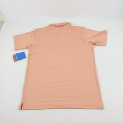 Columbia Men’s Carter Short Sleeve Performance Crest Polo – Apricot Fizz-Small