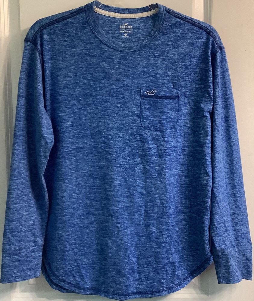Hollister Must Have Collection Crew Neck Tee Shirt Men’s XS Blue