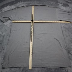 Sada Shirt Mens 4XL Gray Crew Neck Tee Short-sleeve undershirt Casual