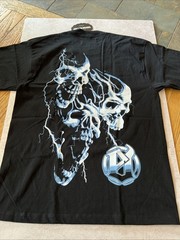 Evil Vice Limited Edition “Blue Skulls” Red Tag Exclusive Black Size Large