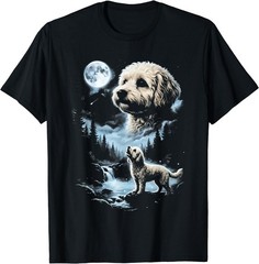 Maltipoo Howling to the Moon T-Shirt
